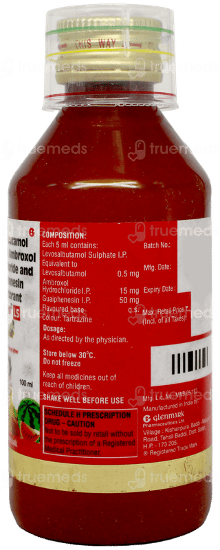 Ascoril Ls Junior Expectorant 100Ml